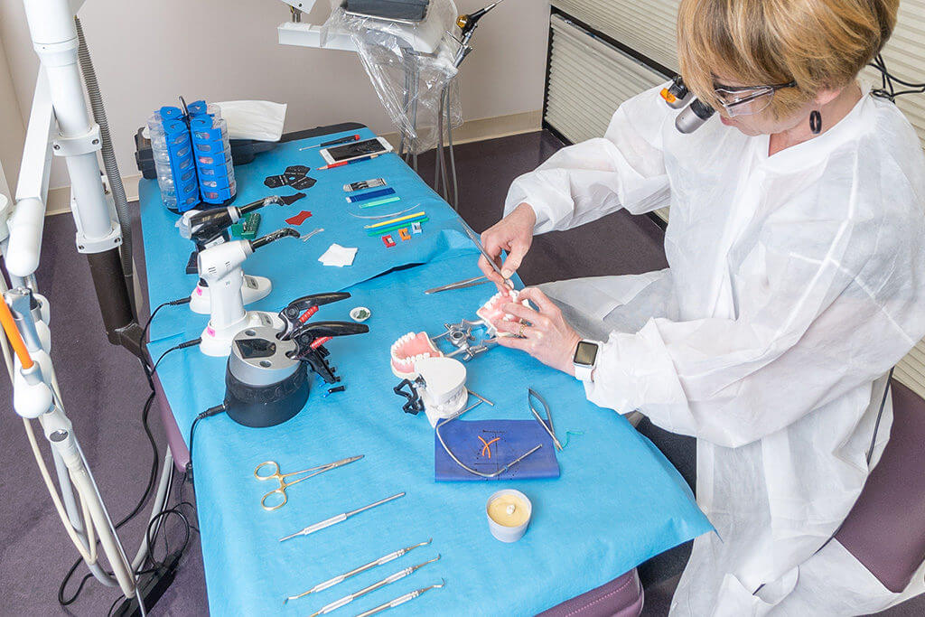 A person with a rejuvenated smile after a Bioclear procedure